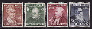 ФРГ, 1952, Выдающиеся немцы (III), 4 марки
